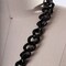 1 Yard 20mm Black Metal Flattened Links Heavy Duty Aluminum Chain Trim for Jewelry and Bag Straps